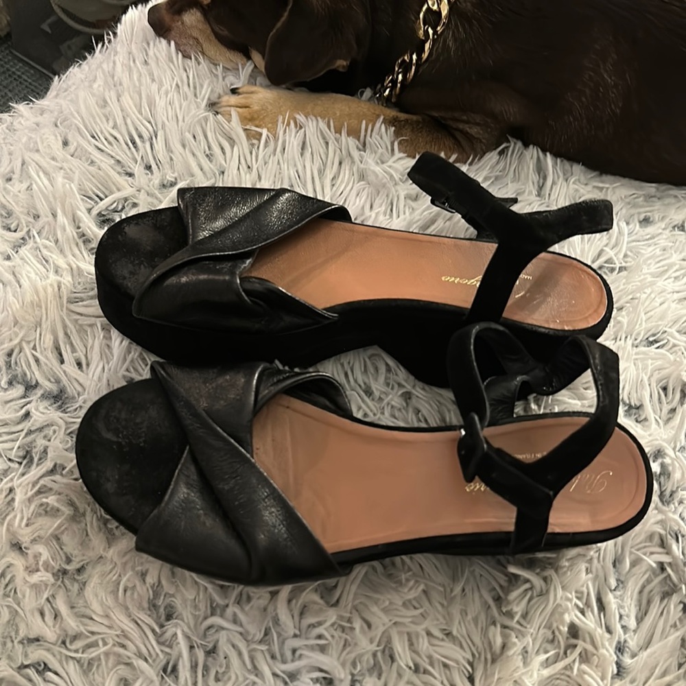 Robert Clergerie wedge sandals